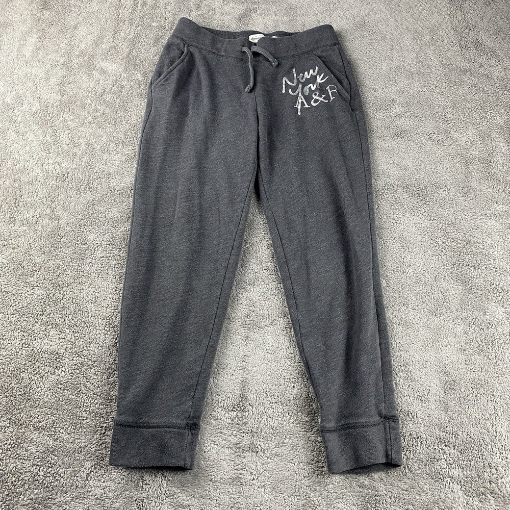 Abercrombie Kids Sweatpants Women Small 10 Gray